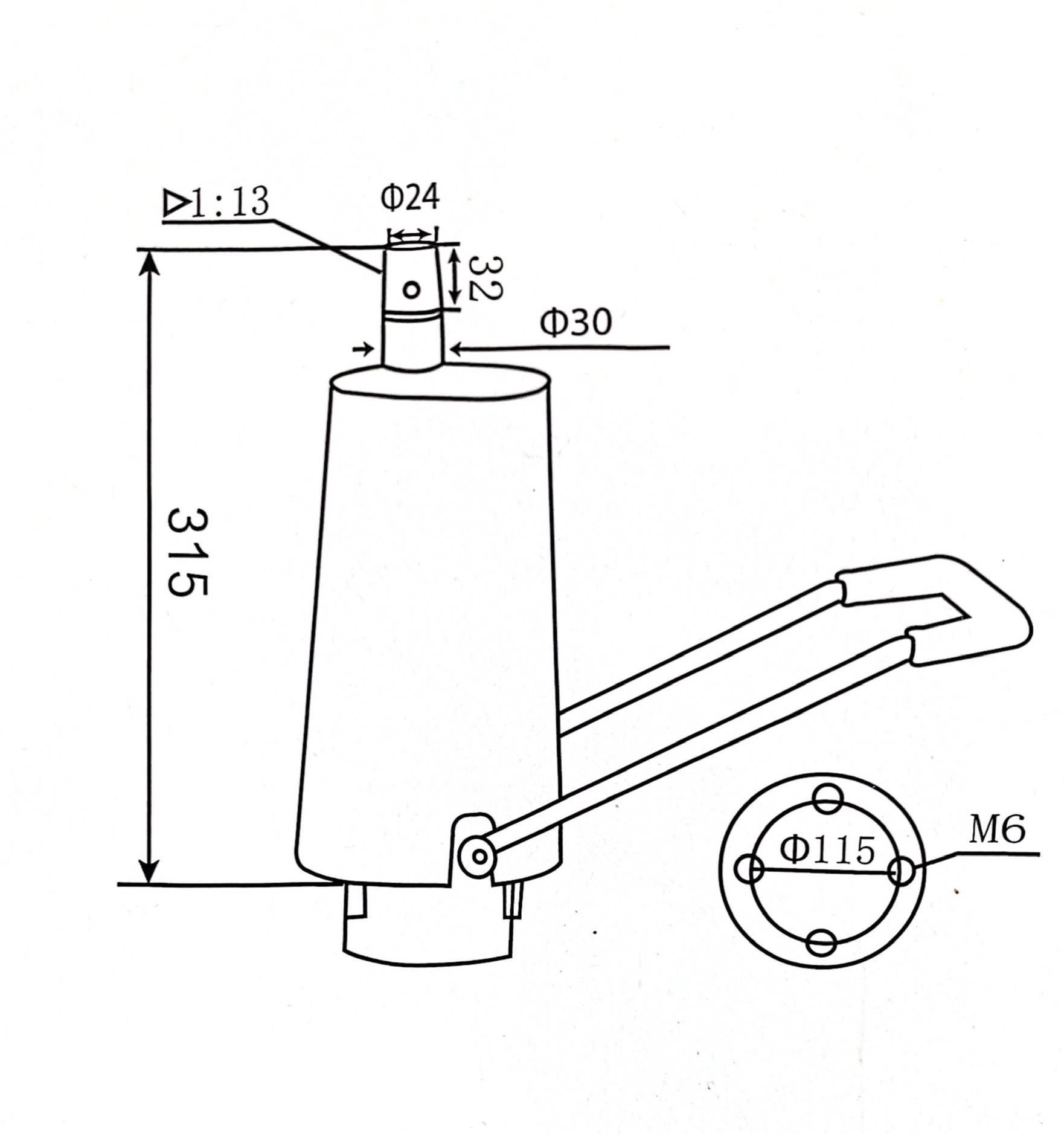 Large hydraulic pump